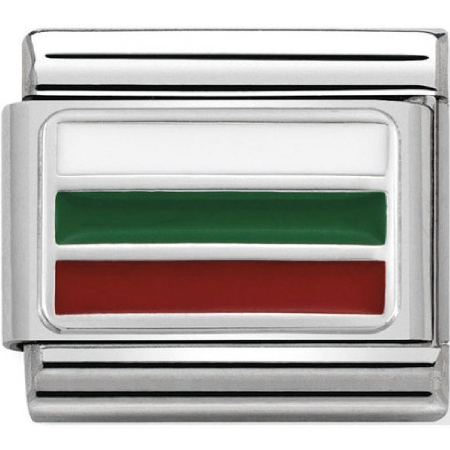 Nomination - Link 925 Silver 'Bułgaria' 33020725. Zawieszka Nomination - Link 925 Silver 'Bułgaria'  to element do bransoletki komponowanej Nomination. Możliwość dowolnego łączenia elementów, to świetny upominek na prezent..jpg